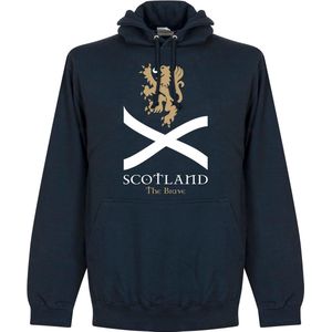 Schotland The Brave Hooded Sweater - Navy - Kinderen - 92/98