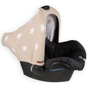 Baby's Only Autostoel zonnekap - Zonnescherm Maxi Cosi 0+ Star - Beige/Wit