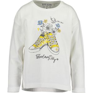 Blue Seven Meisjes T-shirt - offwhite - Maat 92