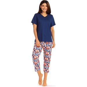 Donkerblauwe pyjama Comtessa - Blauw - Maat - 36