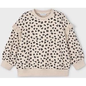 Mayoral winter sweater meisjes - zand - ruffle mouw