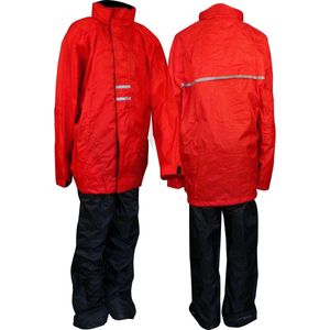 Ralka Regenpak - Junior - Rood/Zwart - 116