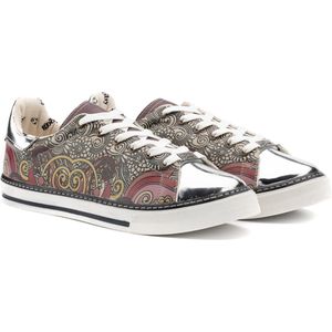 GOBY Laurens Sneakers – Handmade – Premium Kwaliteit – Mangala Print – Maat 35