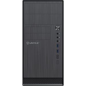 UNYKA - Aero C12 V2 - Computerbehuizing - Ondersteunt Micro ATX en Mini ITX - Compact Ontwerp