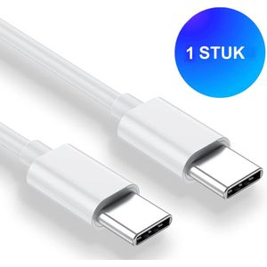 BSTNL USB C Kabel - 2 Meter - USB C naar USB C - Geschikt voor Apple iPhone 15 - geschikt voor Samsung Galaxy S24/S23/S22/S21 - Quick Charge