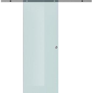 HOMCOM Glazen schuifdeur schuifdeur glazen deur kantoor met zonder stroken 775/900/1025 x 2050 mm B70-007