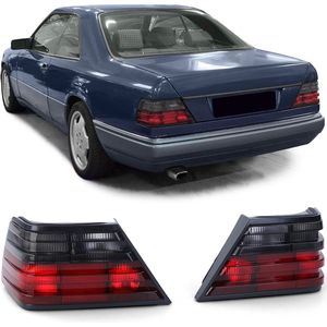 Mercedes W124 Coupe Sedan Cabrio Achterlichten Achterlicht Zwart Smoke Rood 1985 t/m 1993