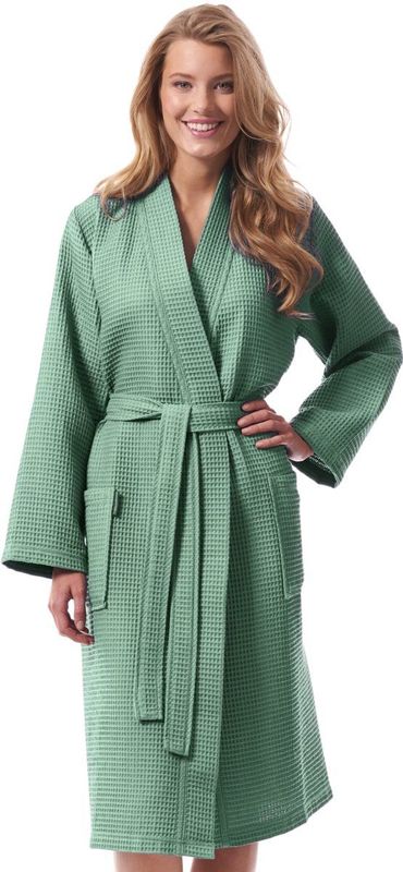Morgenstern - Badjas - Licht - 100% Katoen - Wafelpiqué - Voor Dames