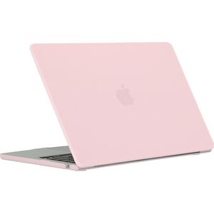 Mobigear Matte - Laptophoes geschikt voor Apple MacBook Air 15 inch (2023-2024) Hoes Hardshell MacBook Case - Wine Quartz Pink