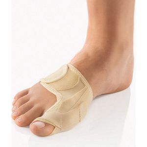 BORT PediSoft Texline - Spalk voor Hallux Valgus Grote Teencorrector Nachtspalk- Rechts – Maat 35-37 (0) - Kleur: Beige