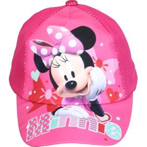 Disney Minnie Mouse Kids Cap Pet Donkerroze