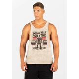 Gorilla Wear - Churchill Stringer - Verwassen Groen - Oversized Fit