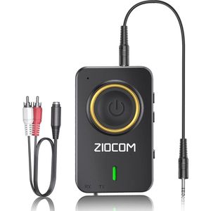 Bluetooth 2-in-1 Draadloze Adapter voor TV en PC - Aux, Microfoon, Dual Link, Laag Latentie