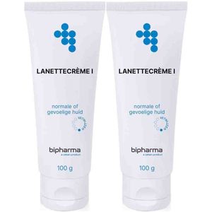 Bipharma - Lanettecreme I - Voordeelverpakking - 2 x 100 gr