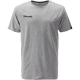 Spalding Essential T-Shirt Heren - Grijs Gemeleerd