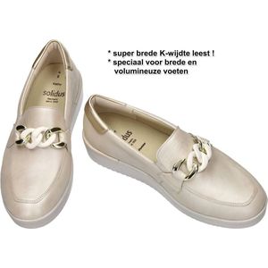 Solidus -Dames - off-white/ecru/parel - ballerina's & mocassins - maat 36.5