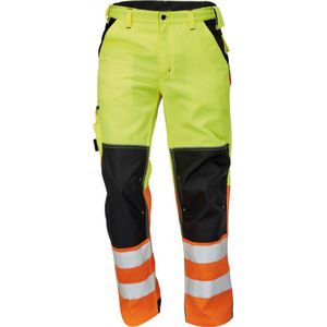 Cerva KNOXFIELD high-vis FL290 broek 03020326 - HV Geel/HV Oranje - 50