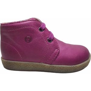 Falcotto effen lederen veter schoenen 1195 fuxia mt 22