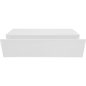 Zwevend halkastje - hangende dressoir kast - met lade - 100 cm breed - wit