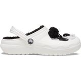 Crocs - Classic Lined I AM Panda Bear - Klompen - Chalk/Black - 100% Polyester