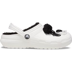 Crocs - Classic Lined I AM Panda Bear - Klompen - Chalk/Black - 100% Polyester