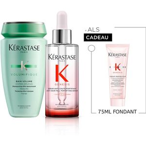 Kérastase - Genesis Volumifique Duo - Shampoo - 250ml - Anti-Haaruitval Serum - 90ml - Conditioner - 75ml cadeau