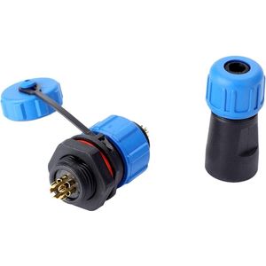 Waterdichte 5 polige luchtvaart stekkerdoos - luidspreker aansluitstekker - 500V 30A omvormer .