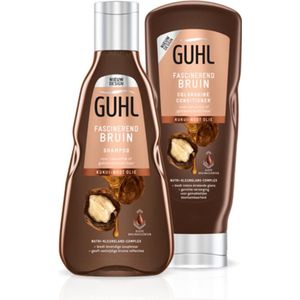 Guhl Fascinerend Bruin - Shampoo 1x 250 ml & Conditioner 1x 200 ml - Pakket