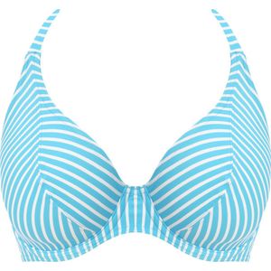Freya JEWEL COVE UW HALTER BIKINI TOP Dames Bikinitopje - Stripe turquoise - Maat 80F