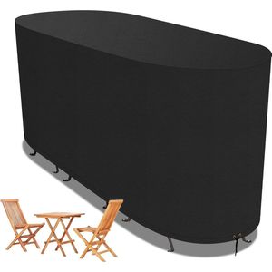 Waterdichte 420D Oxford-stof hoes voor terrasbistroset en buitentuinmeubelen - Beschermhoes voor tuin bistroset - 146 x 70 x 80 cm