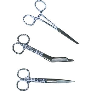 Verpleegkundige Scharenset - Care Symbols | MDR Gecertificeerd - Zorg - Kocher - Cadeau - Verpleegster - Accessoires - Nurse Cadeau - Verpleegkundige Schaar - Verpleegkundige Artikelen