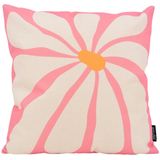 Sierkussen - Flower Wave - 45 x 45 cm - Katoen/Linnen