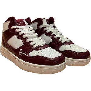 Karl Kani 89 High PRM - Sneakers - Burgundy/White - Maat 42.5