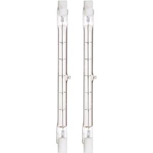 VITO ECOnur Halogeen Staaflamp R7s 118mm - 500W - 9500lm - 2800K Warm Wit - 220-240V - Dimbaar - Helder Licht - 2 stuks