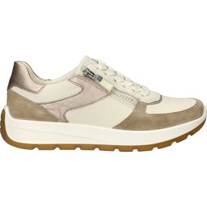 Ara New York dames sneaker - Beige wit - Maat 41