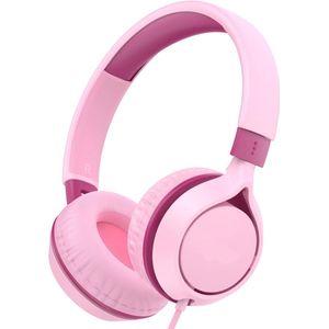 CRLYN® Koptelefoon Kinderen met Draad - Gaming Headset - Roze