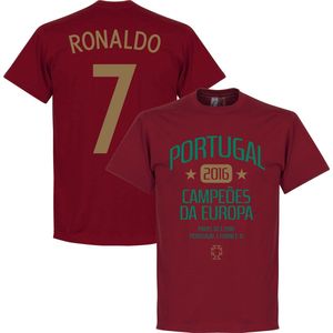 Portugal EURO 2016 Winners Ronaldo T-Shirt - M