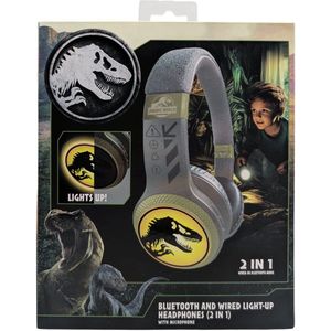 Jurassic World - draadloze kinderkoptelefoon - led lights - microfoon