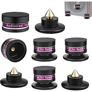 Hoogte Verstelbare Subwoofer Spikes - 4 Stuks Luidsprekervoeten voor Verbeterde Geluidskwaliteit
