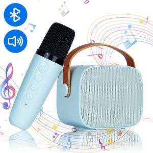 Silvergear Karaoke Set Kinderen - Karaokesets - Microfoon Kinderen Speelgoed - Box Met Microfoon - Blauw