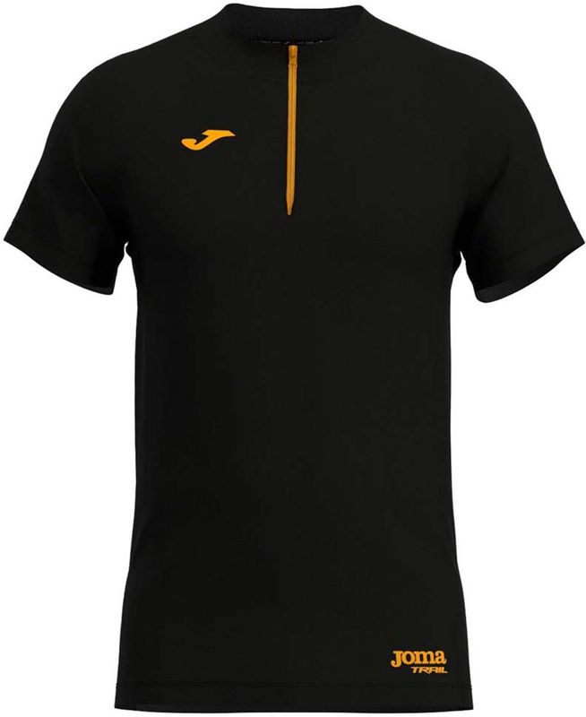 Joma - R-nature - T-shirt - Zwart - Korte Mouwen - Man