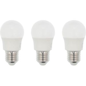 VITO LED Kogellamp G45 E27 - 7W (vervangt 50W) - 520lm - 4000K - 220-240V - Ø45mm - Energiezuinig - 3 stuks
