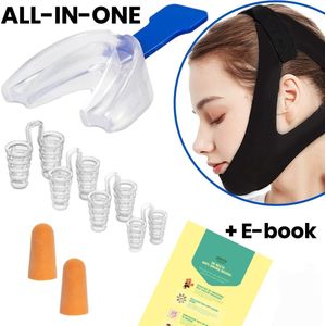 Plenty Choices - Anti-snurk Set - Neusspreider - Beugel - Oordoppen - Inclusief e-book