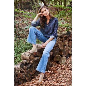 DIDI Dames Blouse Pazzy Blue Pine print maat 44