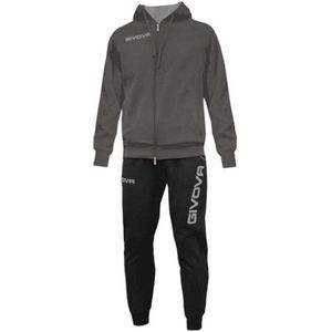 Trainingspak - Geborsteld Fleece - Katoen/Polyester - Met Kap