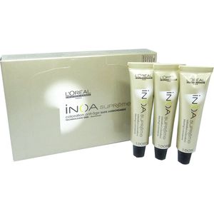 Loreal INOA Supreme Anti Age Coloration Permanente Crème Haarkleur 3x16g - 04,25 Kaiserliches Holz / Imperial Wood