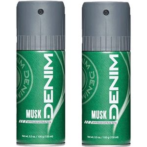 Denim Deo Spray – Musk - 2 x 150 ml