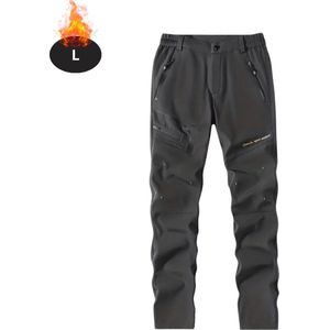 Nivard Skibroek - Skipak - Snowboard Broek - Winterbroek - Sneeuwbroek - Heren - Wintersport - Donkergrijs - Maat L