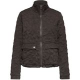 Street One Dames Leo jacquard jas in Bruin, in size: 34