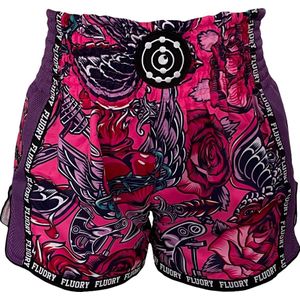 Fluory Muay Thai Kickboxing Shorts Paars MTSF90A - M